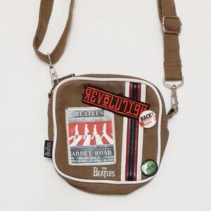 The Beatles Abbey Road 2006 Crossbody Shoulder Bag Purse Canvas W Pins Apple Co